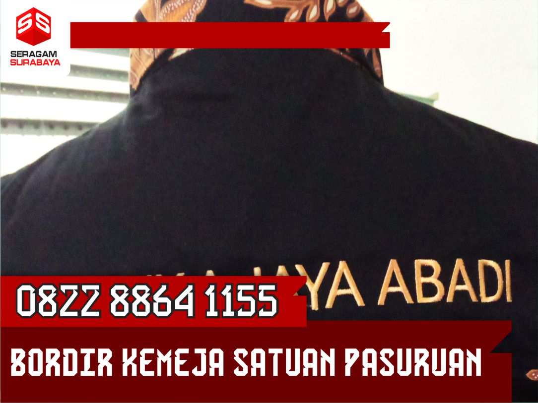 Read more about the article 0822.8864.1155 Bordir Kemeja Satuan Pasuruan Murah Cepat